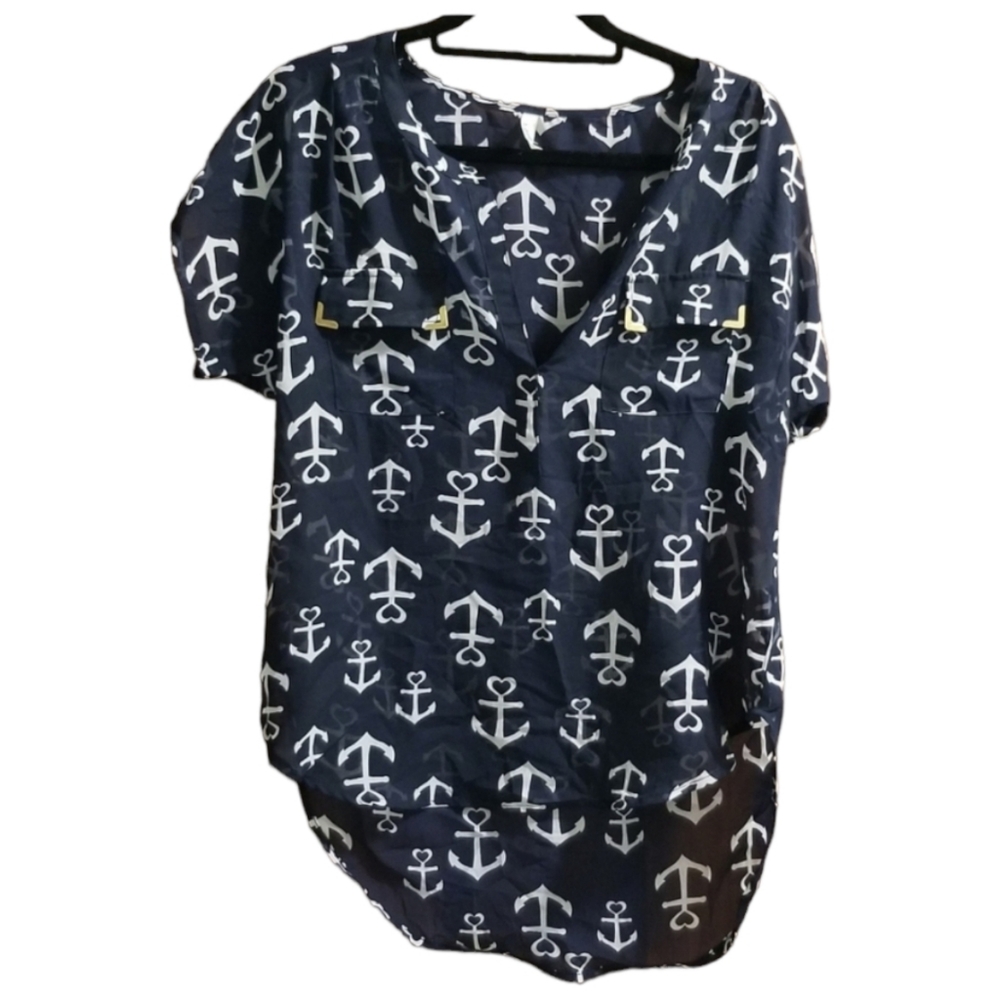 Live 4 Truth blue anchor top L